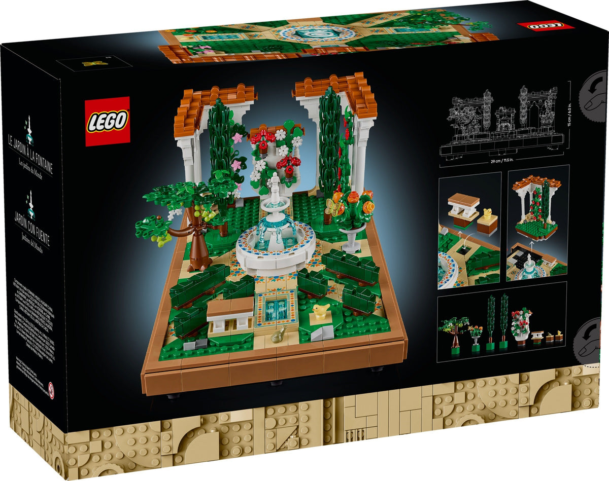 LEGO 10359 Fountain Garden alternate view 2