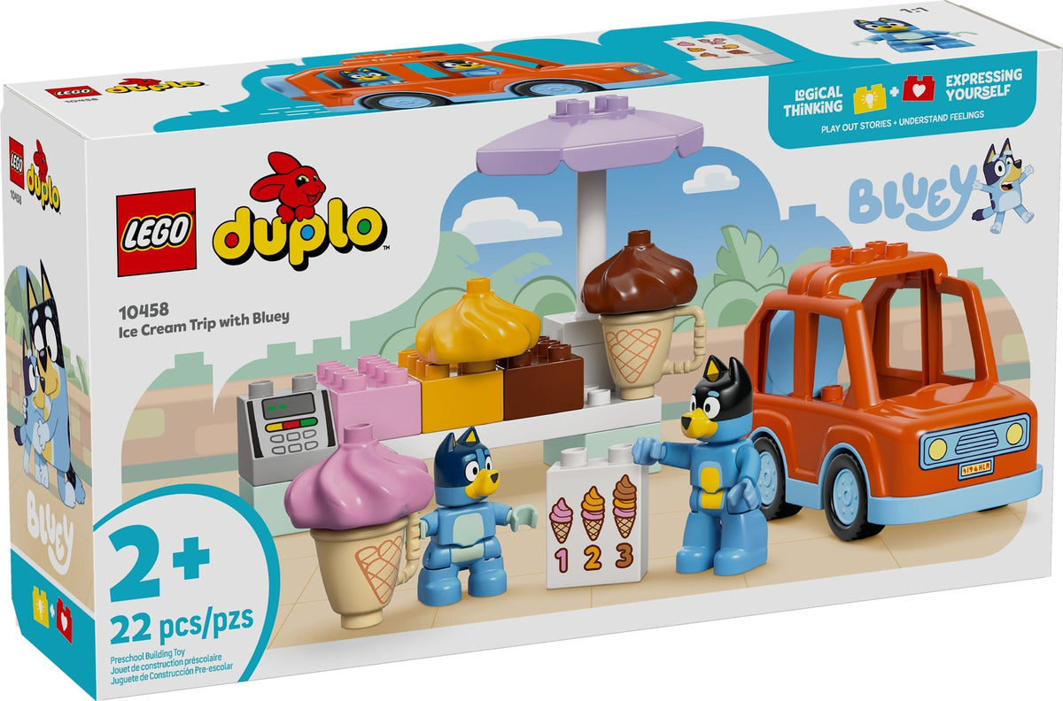 LEGO 10458 Ice Cream Trip with Bluey alternate view 1