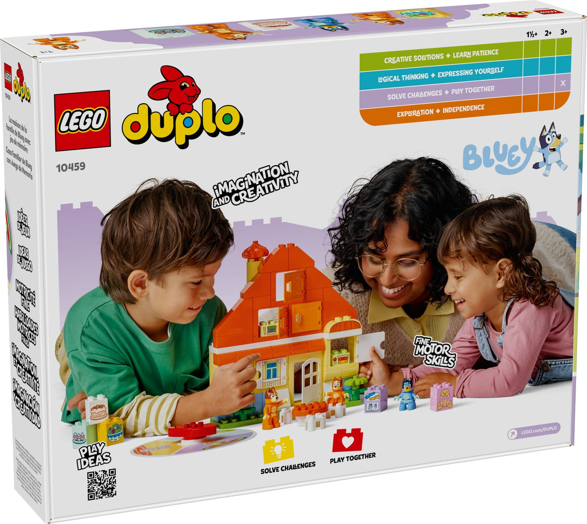 LEGO 10459 Bluey's Family House with Memory Game alternate view 1