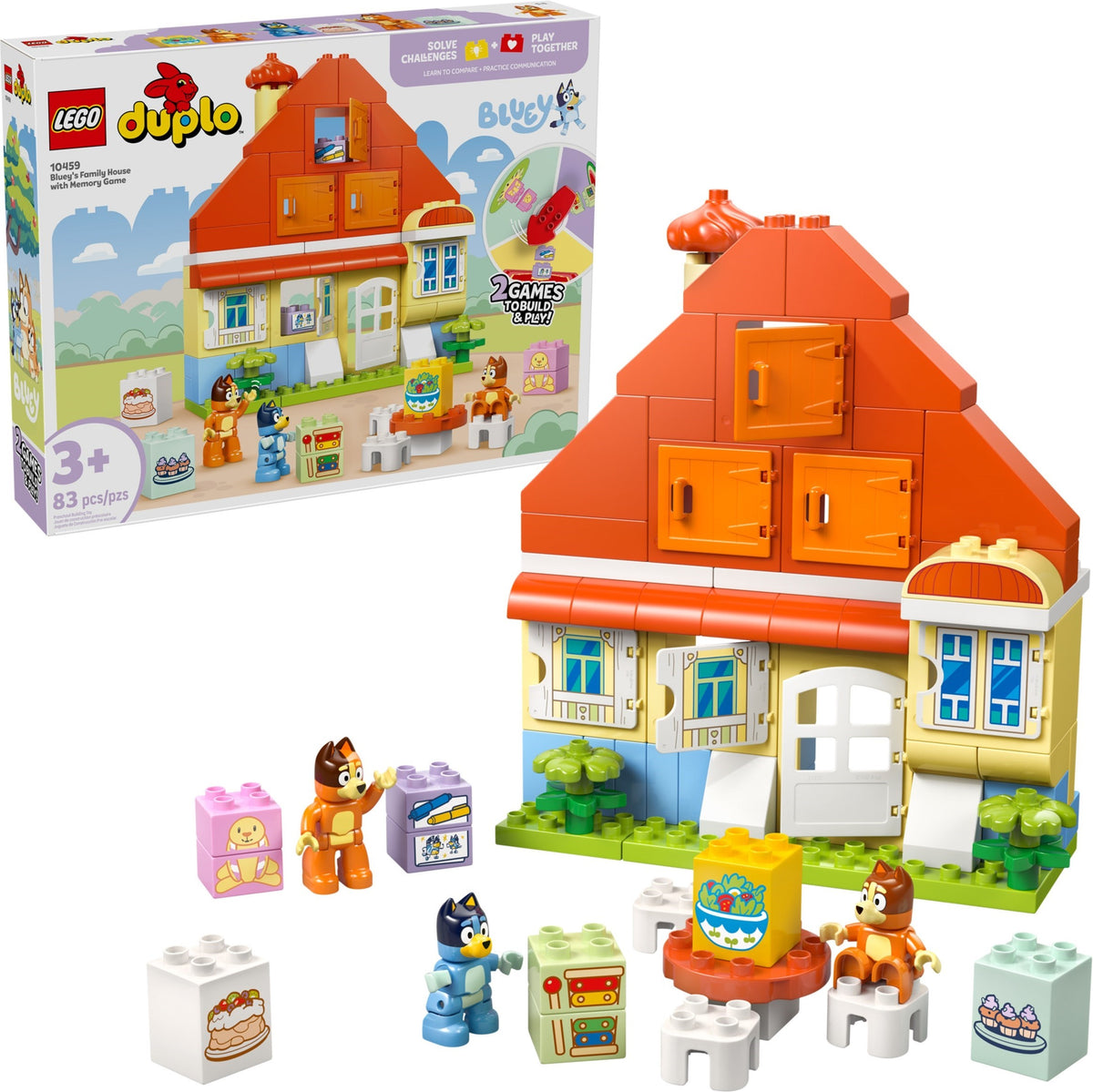 LEGO 10459 Bluey's Family House with Memory Game alternate view 2