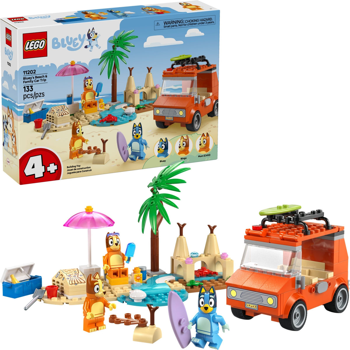 LEGO 11202 Bluey's Beach & Family Car Trip alternate view 3
