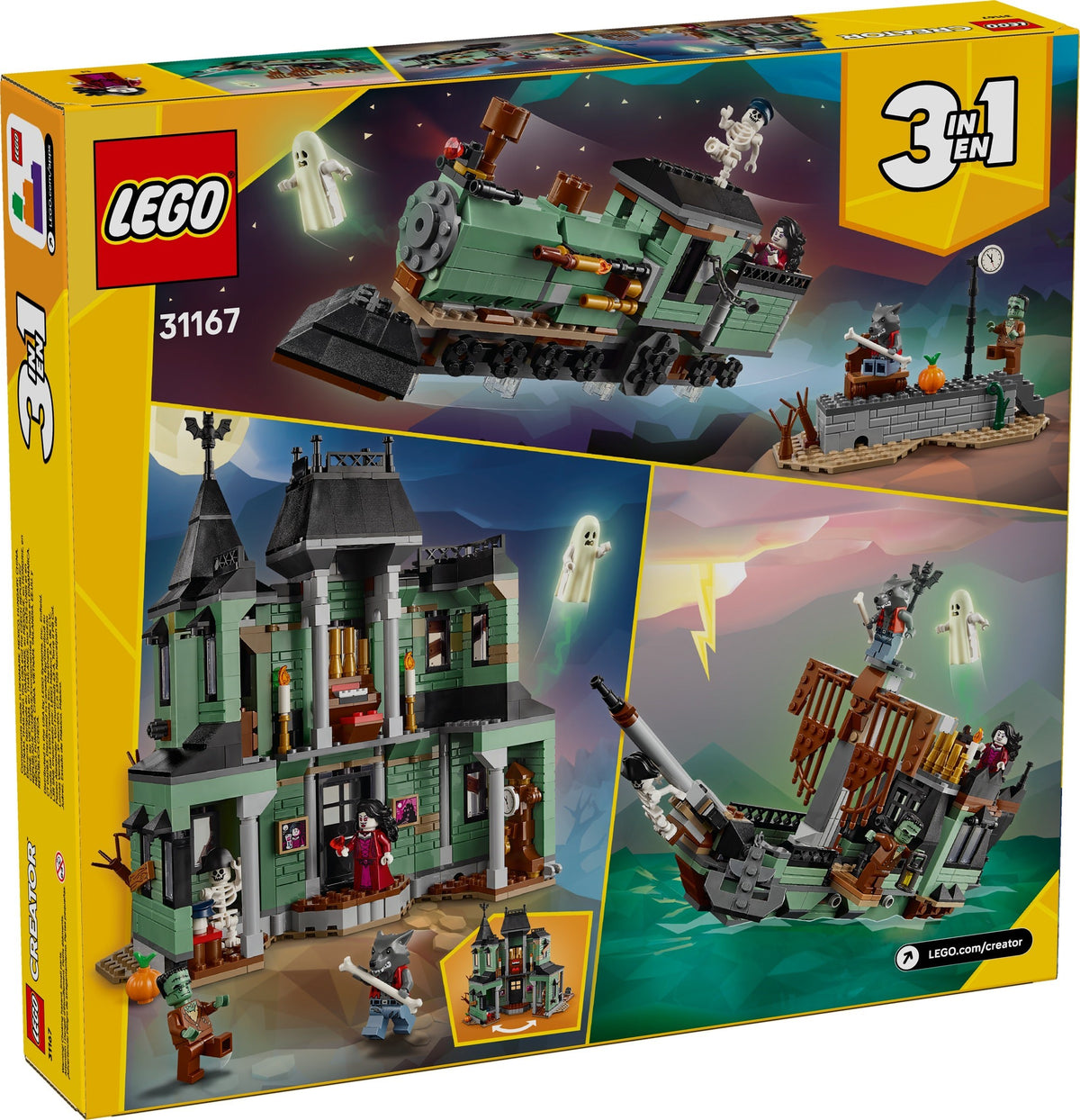 LEGO 31167 Haunted Mansion alternate view 1