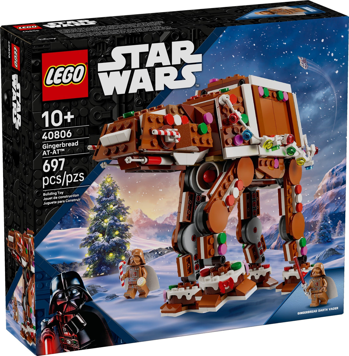 LEGO 40806 Gingerbread AT-AT alternate view 1