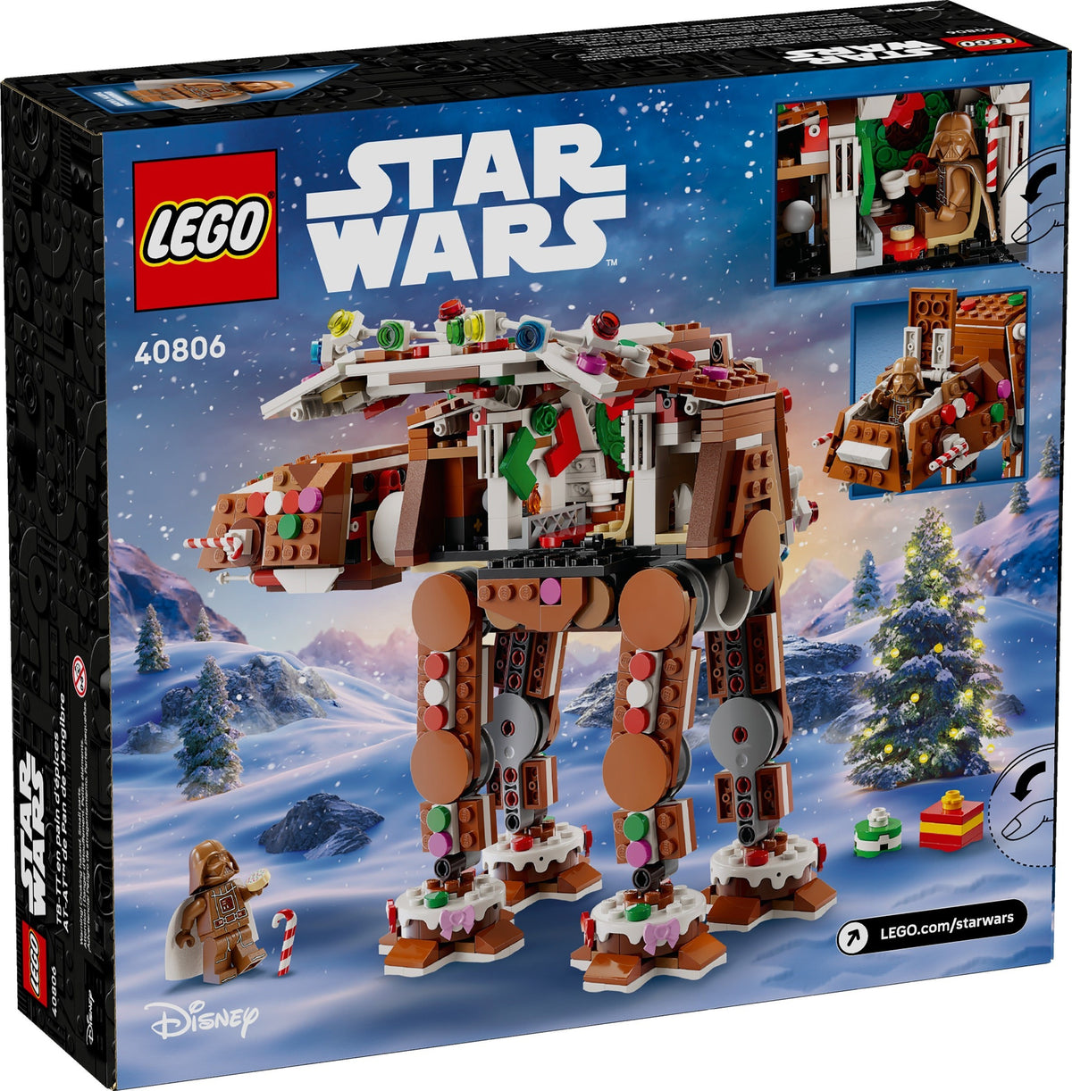 LEGO 40806 Gingerbread AT-AT alternate view 2