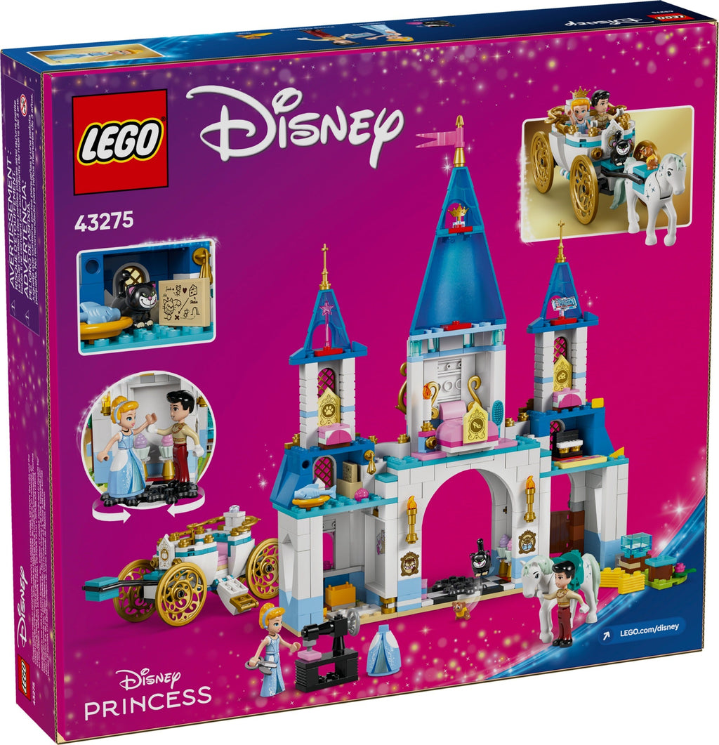 LEGO 43275 Cinderella's Castle & Horse Carriage alternate view 1
