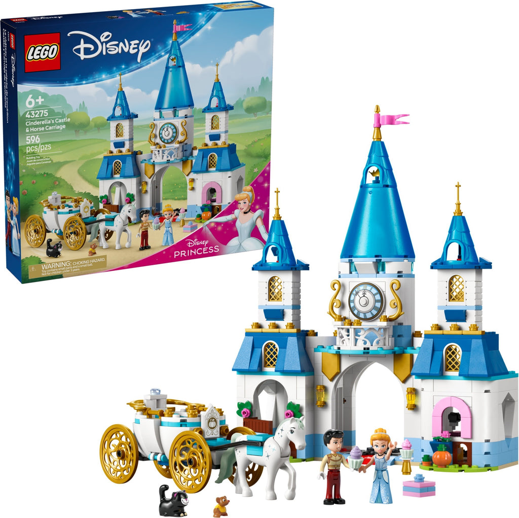 LEGO 43275 Cinderella's Castle & Horse Carriage alternate view 2