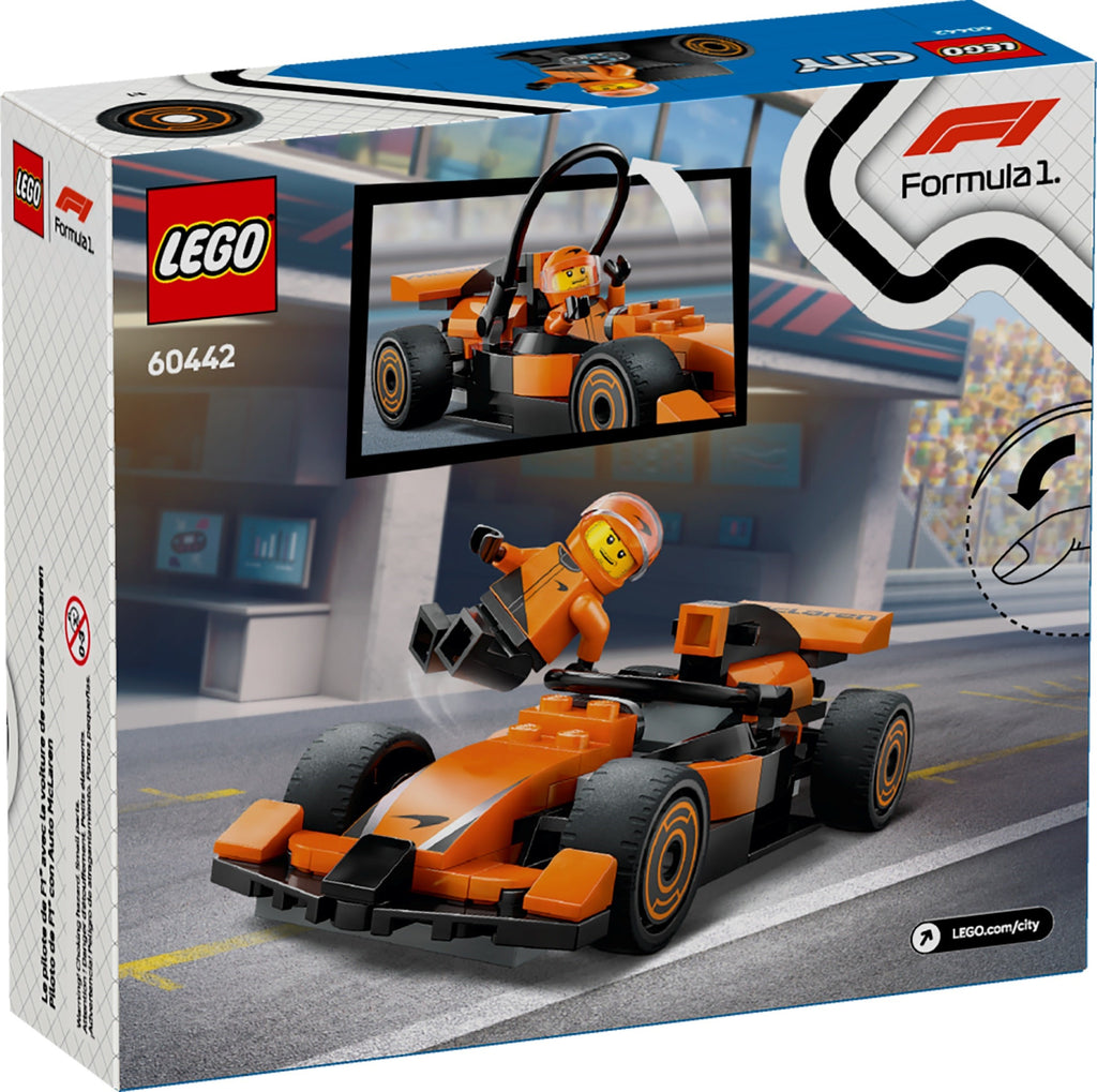 LEGO 60442 F1 Driver with McLaren Race Car alternate view 1