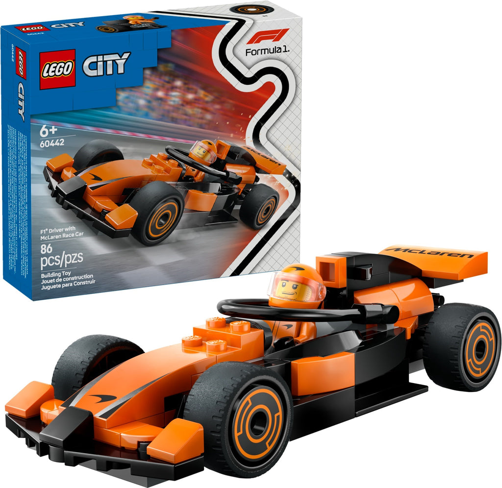 LEGO 60442 F1 Driver with McLaren Race Car alternate view 2