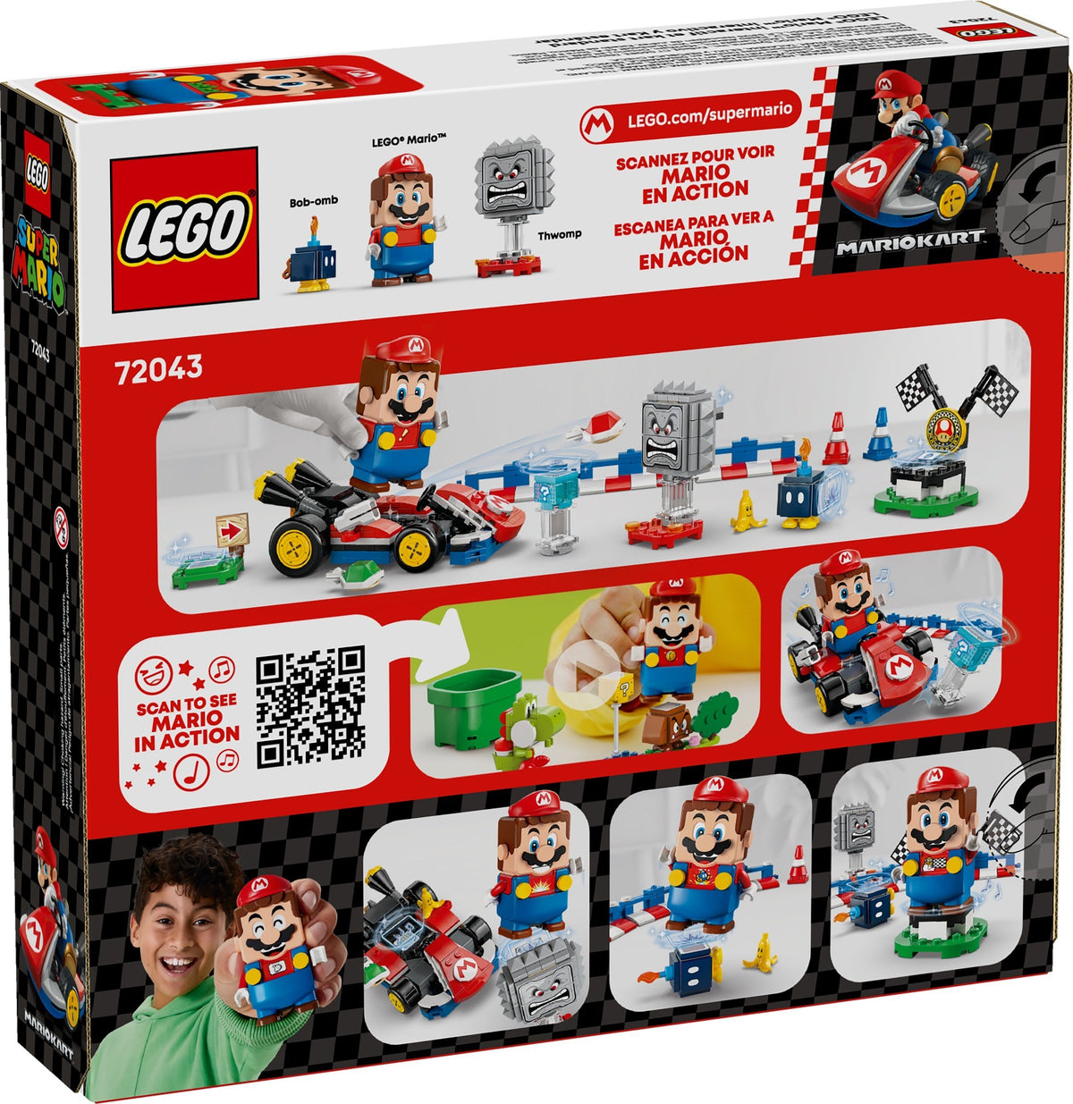 LEGO 72043 Interactive LEGO Mario & Standard Kart alternate view 1
