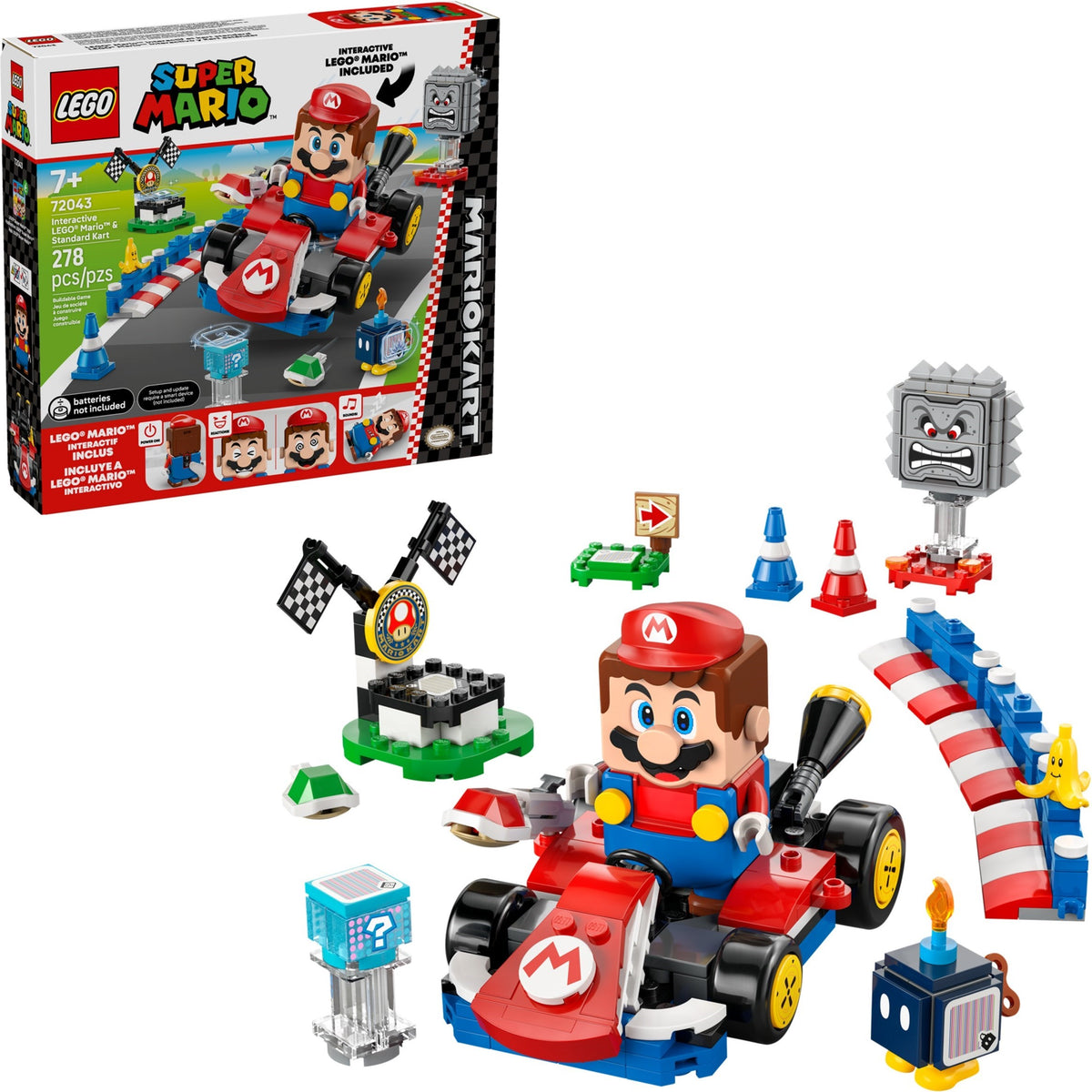 LEGO 72043 Interactive LEGO Mario & Standard Kart alternate view 2