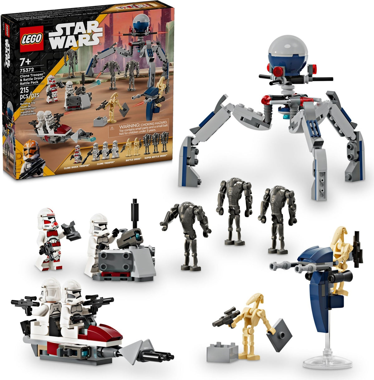 LEGO 75372 Clone Trooper & Battle Droid Battle Pack alternate view 1
