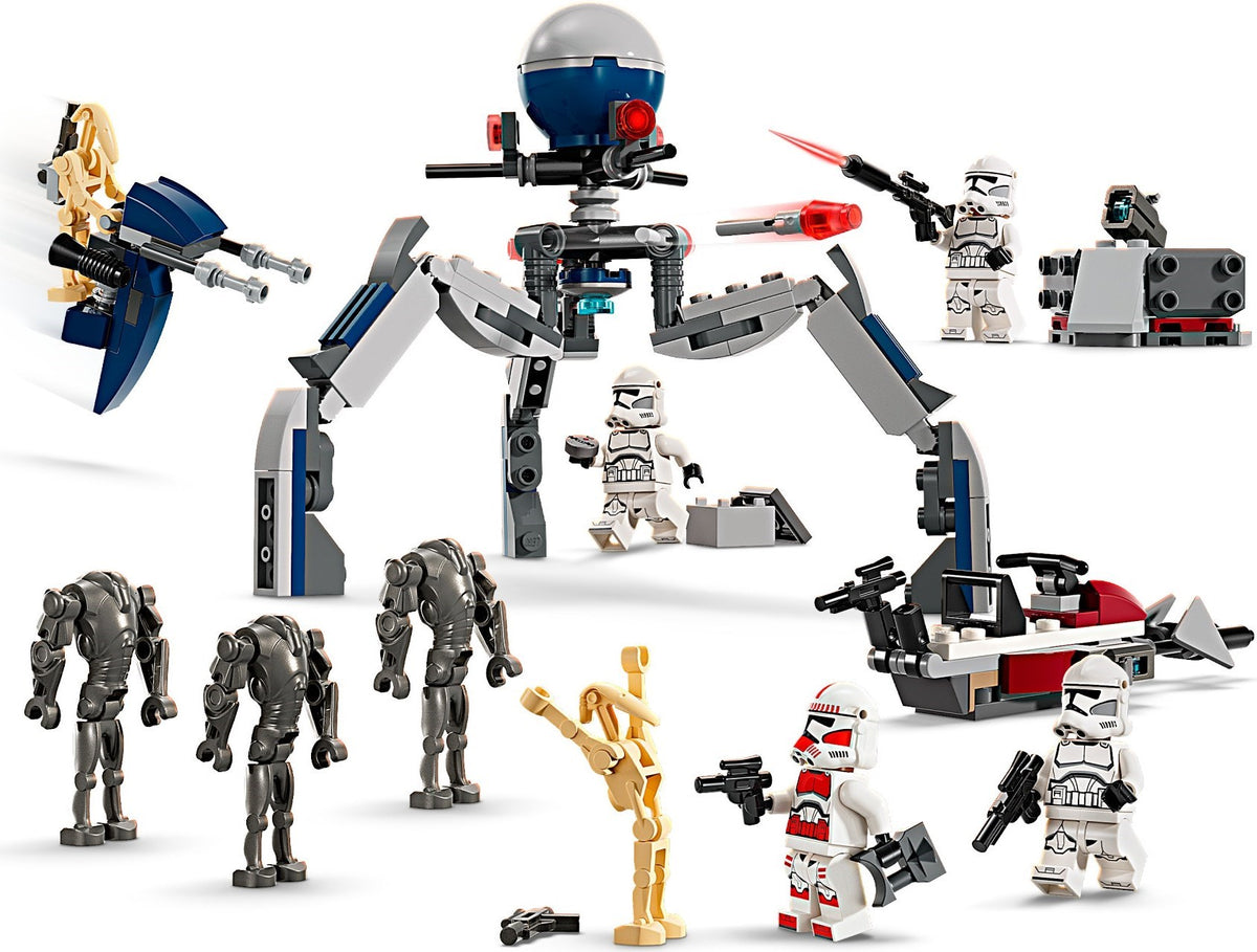LEGO 75372 Clone Trooper & Battle Droid Battle Pack alternate view 2