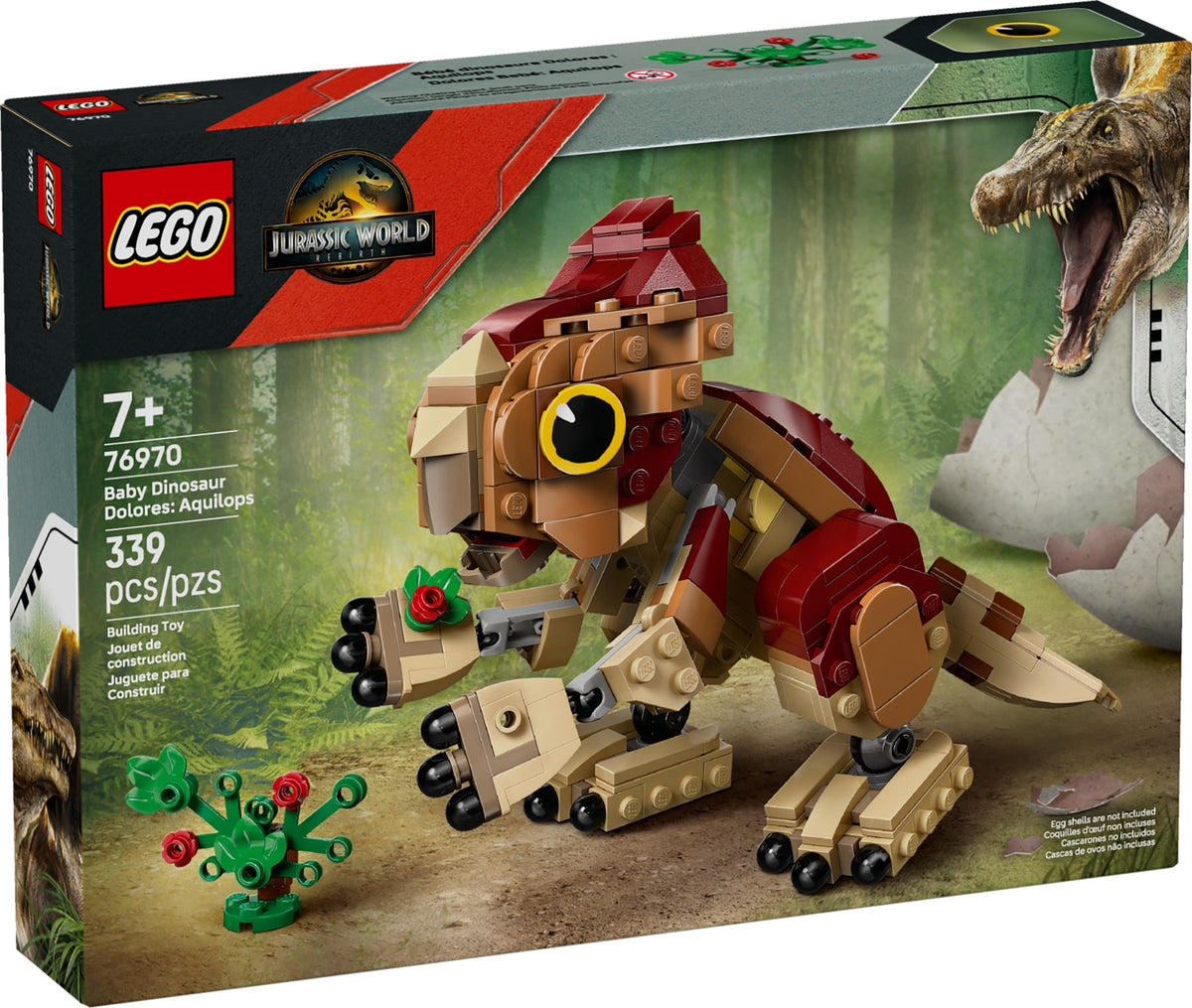LEGO 76970 Baby Dinosaur Dolores: Aquilops alternate view 1