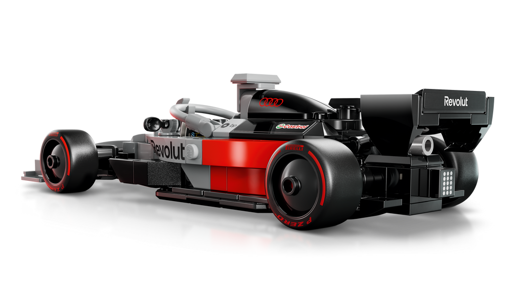 LEGO Speed Champions 77259 Audi Revolut F1 Team R26 Race Car rear detail
